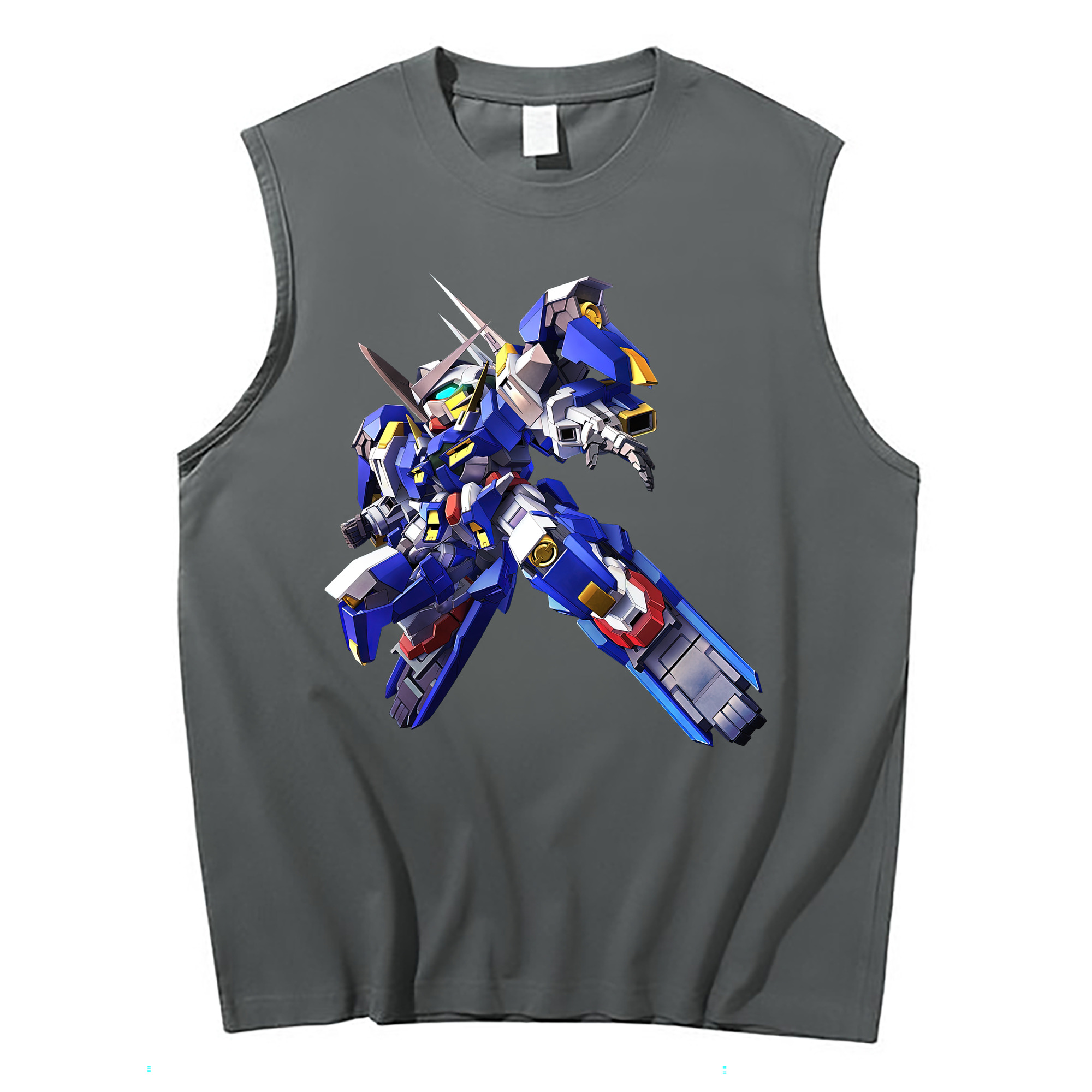 （画像用） 機動戦士ガンダム Mobile Suit Gundam コットン100％タンクトップ（フロントプリント）
